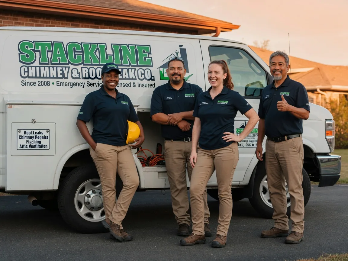 Chimney flashing repair company in Oakland, IA